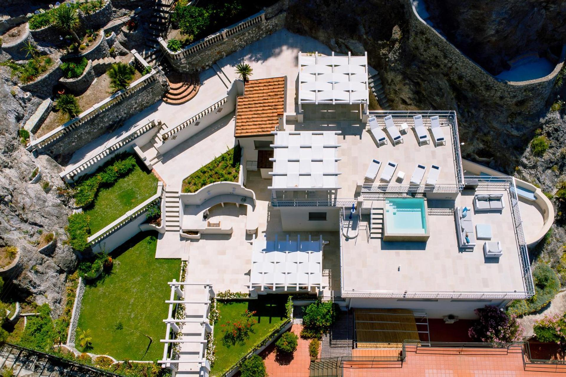 Acquachiara Seaside Luxury Villa In Amalfi Coast Maiori Exterior photo
